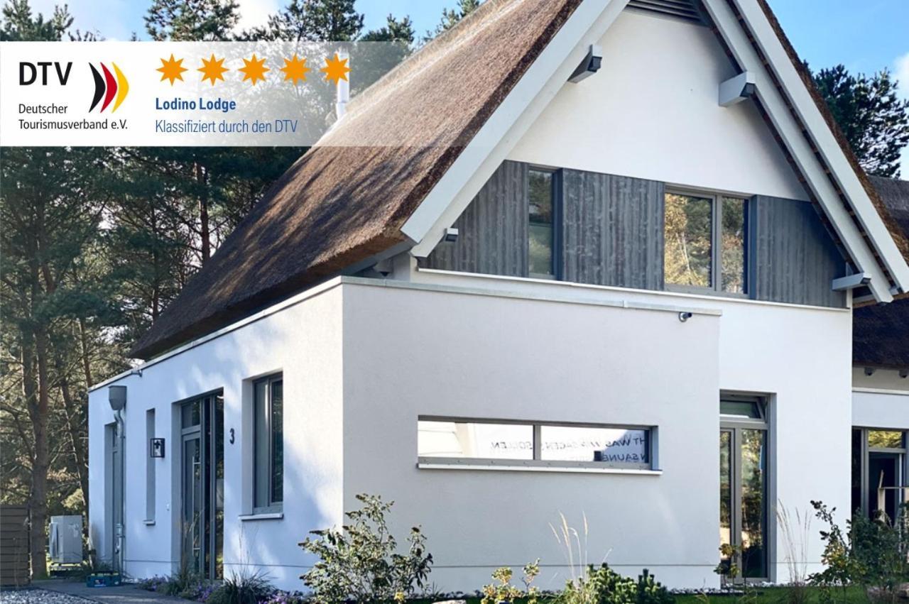 Ferienhaus Lodino Lodge Mit Sauna Und Kamin Loddin Εξωτερικό φωτογραφία
